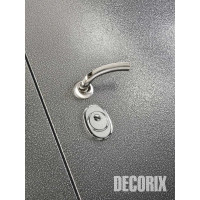 Аэрозольная эмаль Decorix (молотковый эффект; глянцевая; акриловая; серебро; 520 мл) 0104-01 DX