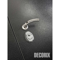 Аэрозольная эмаль Decorix (молотковый эффект; глянцевая; акриловая; темно-серый; 520 мл) 0104-11 DX