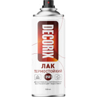 Аэрозольный лак Decorix (термостойкий до +250 градусов; бесцветный; глянцевый; 520 мл) 0112-05 DX