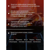 Аэрозольная эмаль Decorix (термостойкая до +400 градусов; полуглянцевый; алюминий; 520 мл) 0142-02 DX