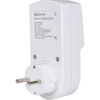Реле напряжения в розетку TDM ELECTRIC РНР-02, 16А, дисплей, регулируемый SQ1513-0002