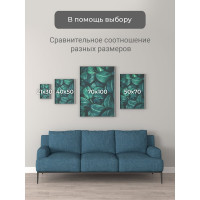 Фоторамка ООО Первое ателье Серебристая алюминиевая рамка 40x60 см Niel-2sm-40x60