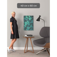 Фоторамка ООО Первое ателье Серебристая алюминиевая рамка 40x60 см Niel-2sm-40x60