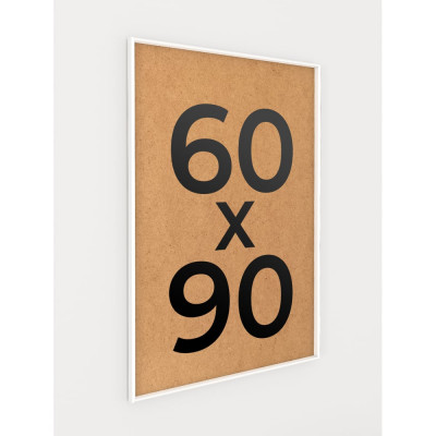 Фоторамка ООО Первое ателье Белая алюминиевая рамка 60x90 см Niel-2wg-60х90