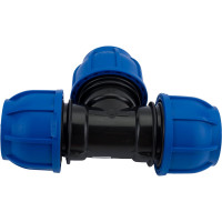 Компрессионный тройник TEBO ПНД 50x50x50 T-ПНД.Тр.0.50-50-50.CN