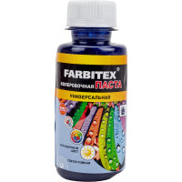 Колеровочная универсальная паста FARBITEX цвет лазурь, 0.1 л 4100003347