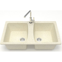 Кухонная мойка Azario Elmas 780x500x190 мм, бежевая CS 00078331
