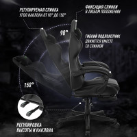 Игровое компьютерное кресло VMMGame THRONE матово-черный OT-B31B