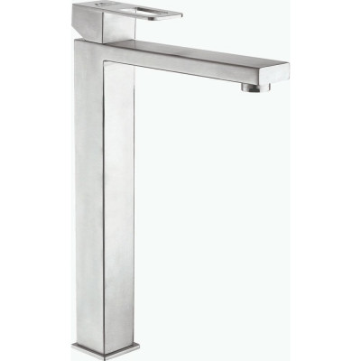 Смеситель для умывальника FASHUN высокий, Ф35, сталь SUS304, сатин A51217