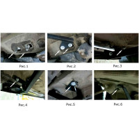 Пороги "Black" Rival для Nissan Terrano III 2014-2017 2017-н.в./Renault Arkana 2019-н.в./Duster 2010-2015 2015-н.в./Kaptur I рестайлинг 2020-н.в., 173 см, 2 шт., алюминий, F173ALB.4701.3