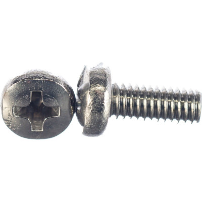 Винт КРЕП-КОМП полуцилиндрическая головка, нержавейка DIN7985 А2 4х10 50шт вцн410мф