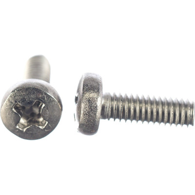 Винт КРЕП-КОМП полуцилиндрическая головка, нержавейка DIN7985 А2 4х12 50шт вцн412мф