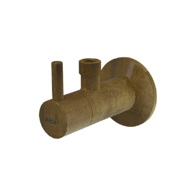 Угловой вентиль Alcadrain ARV001-Antic с фильтром 1/2M х 3/8M, круглый Бронза 00025482