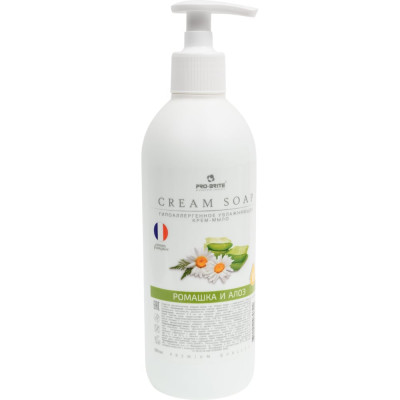 Жидкое крем-мыло Pro-Brite Cream Soap Ромашка и алоэ Premium Quality 500 мл 1609-05