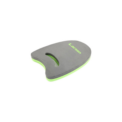 Доска для плавания Larsen AquaFitness YP-07, цельный материал, графит/лайм 4690222166361