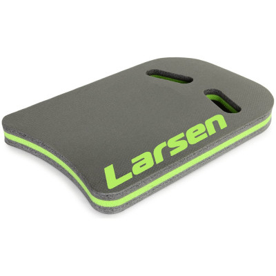 Доска для плавания Larsen AquaFitness YP-08SP р28x45x3.5, графит/лайм 4690222169904