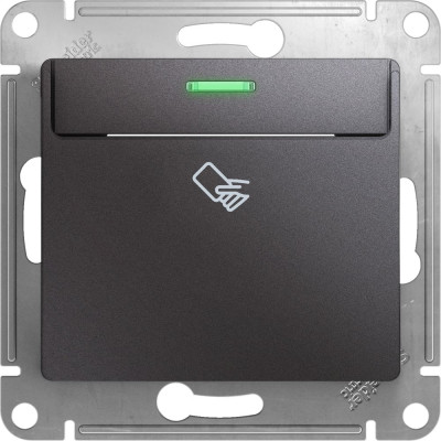 Карточный выключатель Systeme Electric сх.6, механический, графит GSL001369
