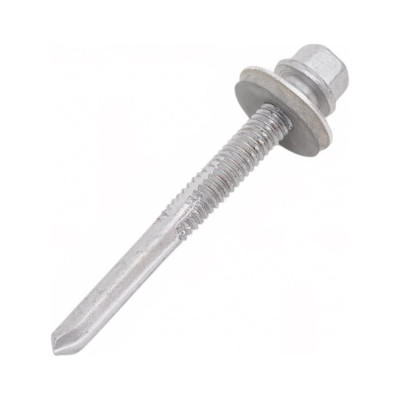 Самосверлящий винт Fasty sd18 c шайбой, 5.5x50 мм, Magnisilver 1000hrs, шайба 16 мм, 100 шт. P157555AMS