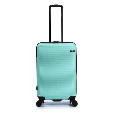 Чемодан Torber Caspian, светло-зеленый, ABS-пластик, 43x26x68 см, 64 л T2055M-Green