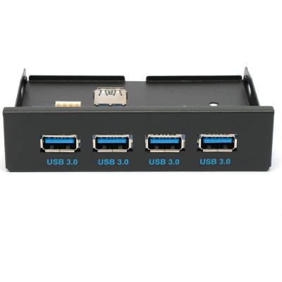 Планка usb 3.0 Gembird на переднюю панель 3.5", 4xusb-a 3.0, FP3.5-USB3-4A