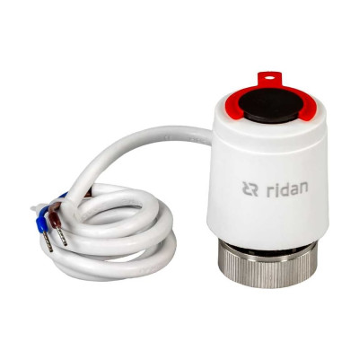 Термоэлектрический привод Ридан TWA-KR, 230V, NC нормально закрытый 088H3142R