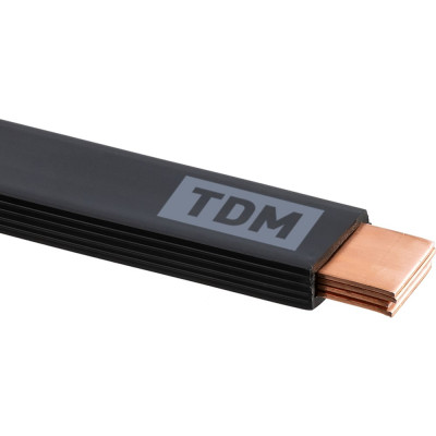 Медная гибкая изолированная шина TDM ELECTRIC ШМГ 4х(24x1), 2м, SQ0841-0010