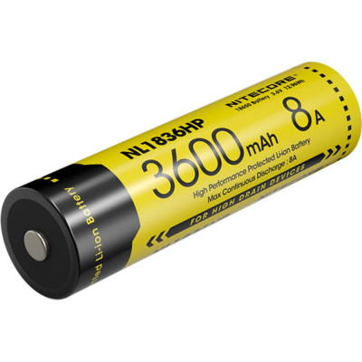 Nitecore Аккумулятор NL1836HP 18650 3.6v 3600mA 16890
