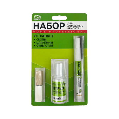 Набор для реставрации мебели, домашнего ремонта Resmat бежевый арт. 2911