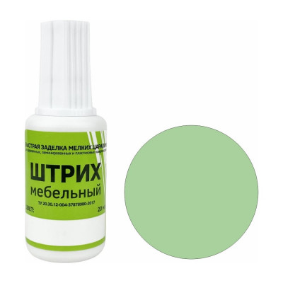 Мебельный штрих Resmat цвет зеленый, блистер арт. 2166
