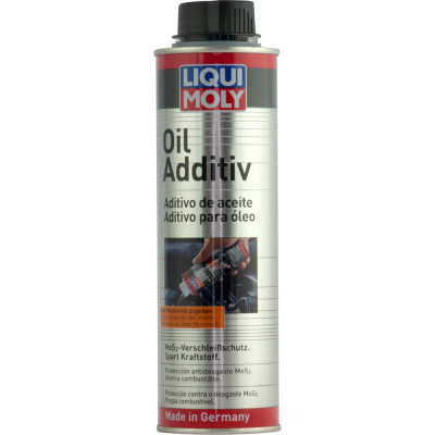 Антифрикционная присадка с дисульфидом молибдена в моторное масло LIQUI MOLY Oil Additiv 0.3 л 2500