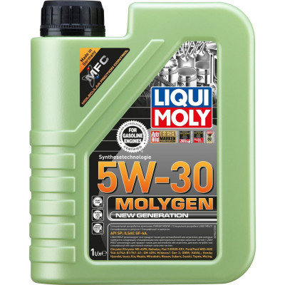 Моторное масло LIQUI MOLY Molygen New Generation НС-синтетическое, 5W-30, SP, GF-6A, 1 л 9047