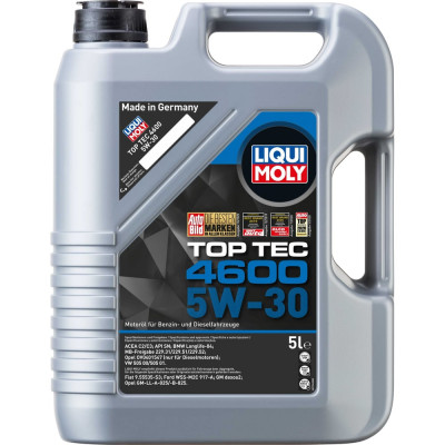 Моторное масло LIQUI MOLY Top Tec 4600 НС-синтетическое, 5W-30, SN, C2/C3, 5 л 2316