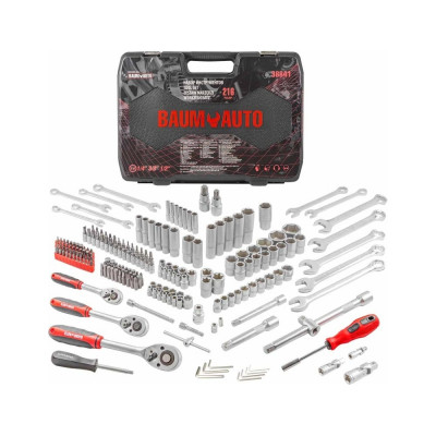 Набор инструментов BaumAuto 1/4", 3/8", 1/2" (6гр.) 216 предметов BM-38841(51659)