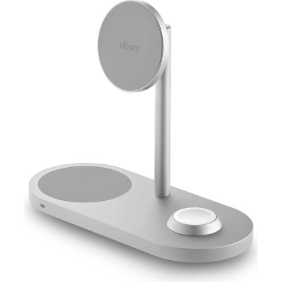 Беспроводное зарядное устройство uBear Stage Pro, 3-в-1, MagSafe совместимое WL07SL31-AD