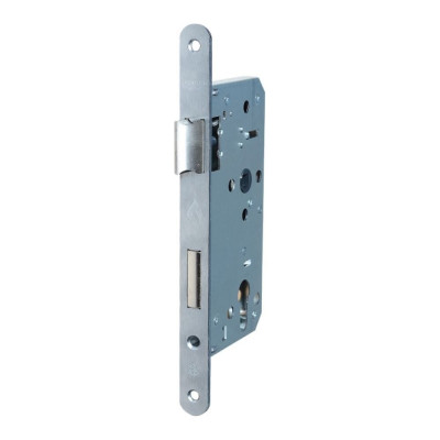 Корпус замка Doorlock DL4292С/55/72/20/SCr матовый хром, реверсивный, под цилиндр, бэксет 55 мм, межосевое расстояние 72 мм, фронтальная планка шириной 2 75309