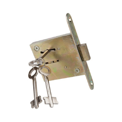 Врезной замок Vrata ЗВ8-4 сувальдный, без защелки, цинк 210270