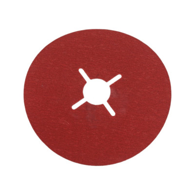 Фибровый шлифовальный круг CR5229 125x22.2 мм, керамика, P120, 25 шт Interflex 3024202501-25