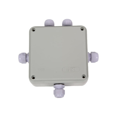 Распаячная коробка IEK км41330 о/п 100x100x50мм pg9 ip55 серая UKO10-100-100-050-K51-55