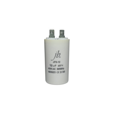 Конденсатор пусковой JB Capacitors 10мкФ, 450В, 40x70, JFS-12 (CBB60-A) (клеммы) JFS12A6106J000000B-81