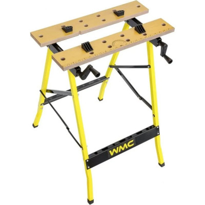 Столярный металлический верстак WMC TOOLS с разводной столешницей WMC-TG6101045(51775)