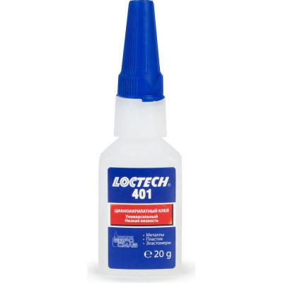 Цианокрилатный клей общего назначения LOCTECH 401 20 гр 40120