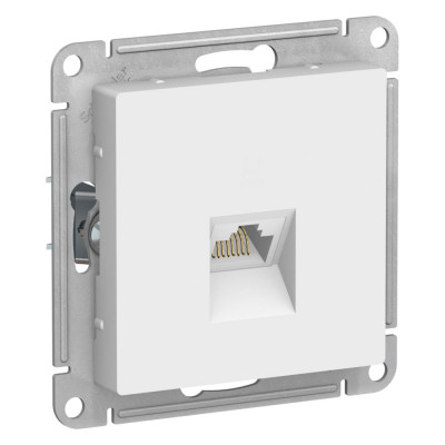 Компьютерная rj45 розетка Systeme Electric Atlasdesign лотос кат. 5е, механизм ATN001383