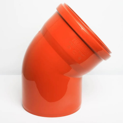 Отвод для наружной канализации Flextron d 200 мм, 45 градусов 148087