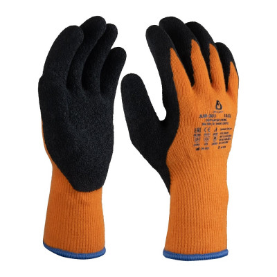 Утепленные акриловые перчатки Jeta Safety с латексным покрытием, размер 10/xl JLW-301-XL