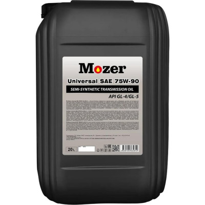 Трансмиссионное масло Mozer Universal SAE 75w-90, API GL-4/GL-5, канистра 20 л 4634812