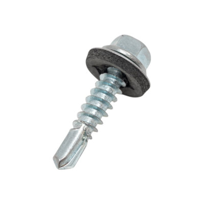 Кровельный саморез Качественный КРЕПЕЖ 5.5х25 мм, цинк, 50 шт. 0200183 КЧ