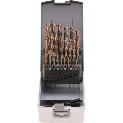 Набор сверл по металлу 1-13 мм, DIN338, HSSE-Co5, 135° 25 шт H-Tools 215215ROHT