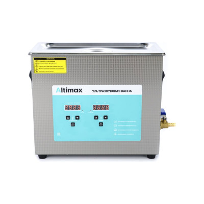 Ультразвуковая ванна с подогревом Altimax UC-1-65 6.5 л; 40 кГц; м.н.-200 Вт; м.уз-180 Вт; до 80С UC060105