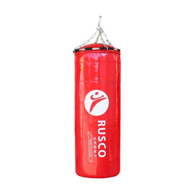 Боксерский мешок Ruscosport 30 кг (+/- 5 кг), 105x35 см, красный 4680062715485