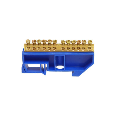 Шина "n" нулевая на din-изоляторе DORI 6x9х12 44710